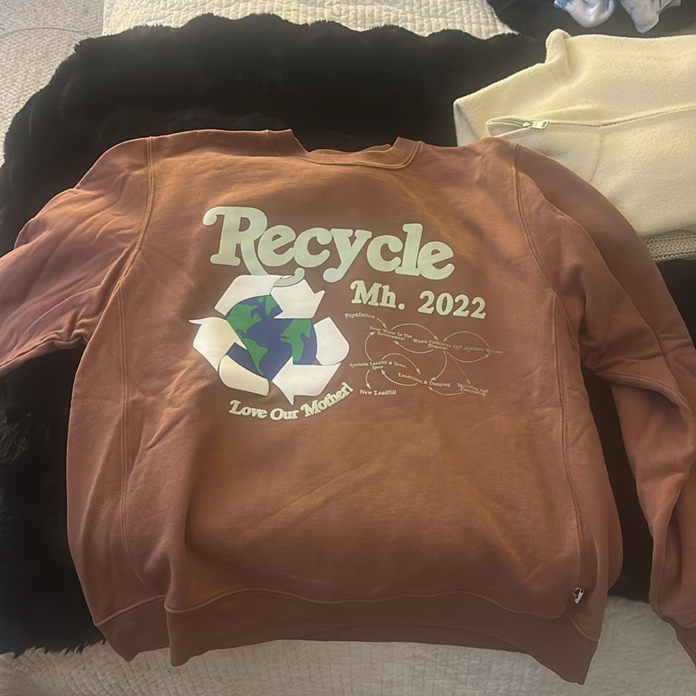 Madhappy Brown 'Recycle Mt. 2022' Crewneck Sweatshirt